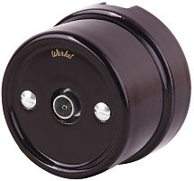 Розетка-ретро TV Оконечная Werkel Retro 1-м. коричневый картинка